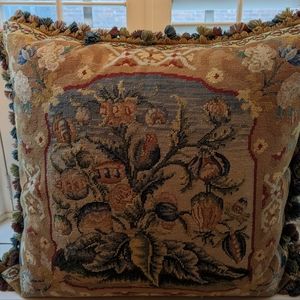 25" needle point pillows